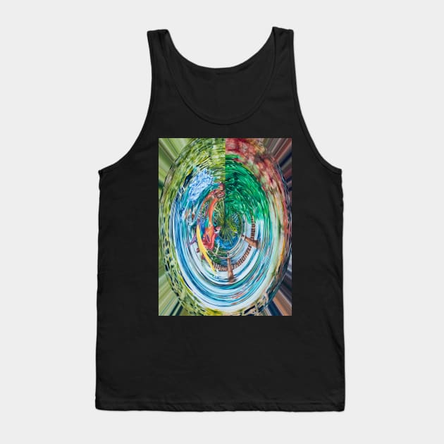 Digital I Fish Tank Top by Lavott4Art